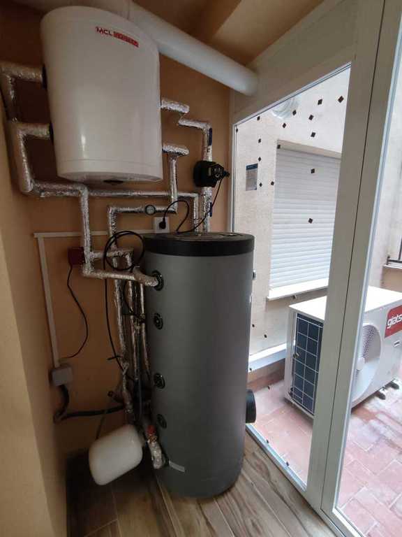 Instalación de agua caliente